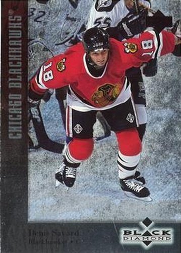 #58 Denis Savard - Chicago Blackhawks - 1996-97 Upper Deck Black Diamond Hockey