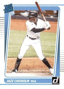 #58 Jazz Chisholm - Miami Marlins - 2021 Donruss Baseball