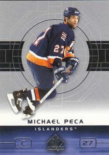 #58 Michael Peca - New York Islanders - 2002-03 SP Authentic Hockey