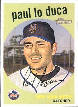 #58 Paul Lo Duca - New York Mets - 2008 Topps Heritage Baseball