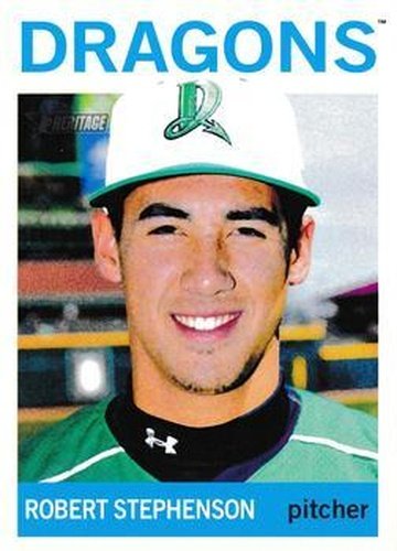 #58 Robert Stephenson - Dayton Dragons - 2013 Topps Heritage Minor League Baseball