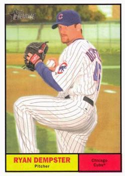 #58 Ryan Dempster - Chicago Cubs - 2010 Topps Heritage Baseball