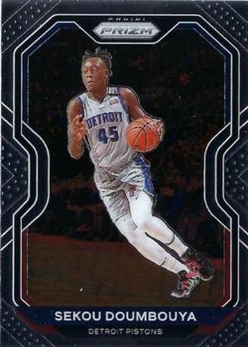 #58 Sekou Doumbouya - Detroit Pistons - 2020-21 Panini Prizm Basketball