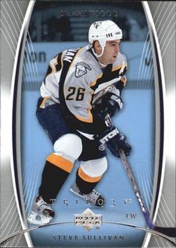 #58 Steve Sullivan - Nashville Predators - 2007-08 Upper Deck Trilogy Hockey