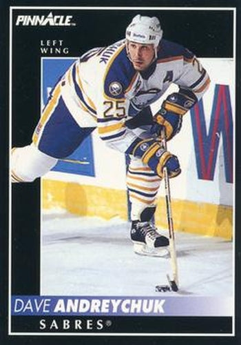 #58 Dave Andreychuk - Buffalo Sabres - 1992-93 Pinnacle Canadian Hockey