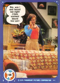 #58 Boy, Was I Ever Bezurd Last Night! - 1978 O-Pee-Chee Mork & Mindy