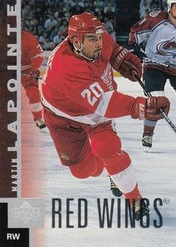 #58 Martin Lapointe - Detroit Red Wings - 1997-98 Upper Deck Hockey