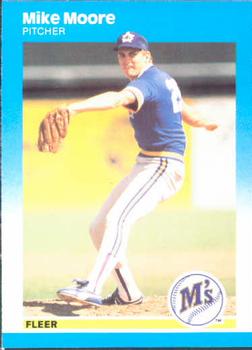 #590 Mike Moore - Seattle Mariners - 1987 Fleer Baseball