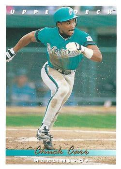 #590 Chuck Carr - Florida Marlins - 1993 Upper Deck Baseball