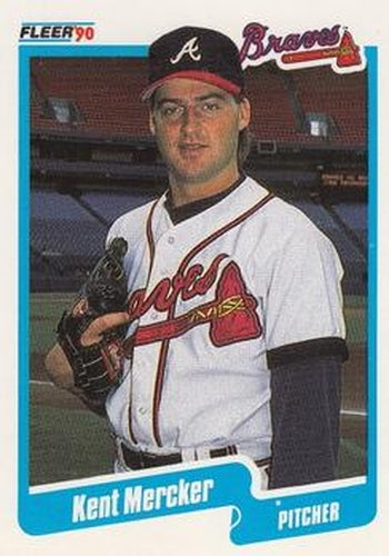 #590 Kent Mercker - Atlanta Braves - 1990 Fleer USA Baseball