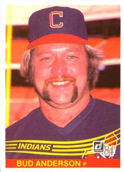 #590 Bud Anderson - Cleveland Indians - 1984 Donruss Baseball