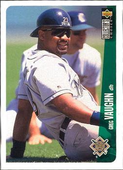 #590 Greg Vaughn - Milwaukee Brewers - 1996 Collector's Choice Baseball