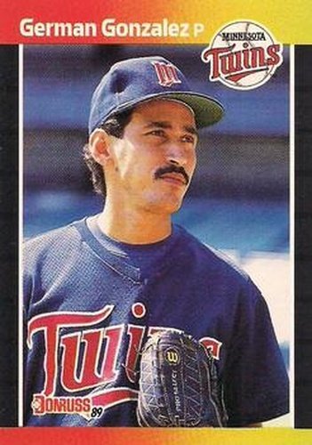 #590 German Gonzalez - Minnesota Twins - 1989 Donruss Baseball