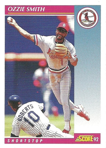 #590 Ozzie Smith - St. Louis Cardinals - 1992 Score Baseball