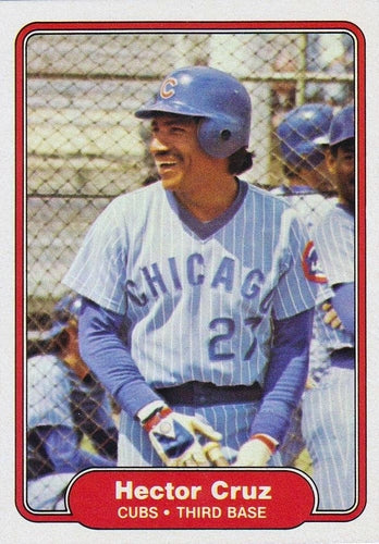 #591 Hector Cruz - Chicago Cubs - 1982 Fleer Baseball