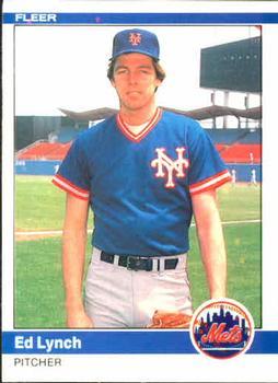 #591 Ed Lynch - New York Mets - 1984 Fleer Baseball