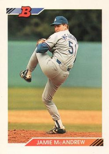 #591 Jamie McAndrew - Los Angeles Dodgers - 1992 Bowman Baseball