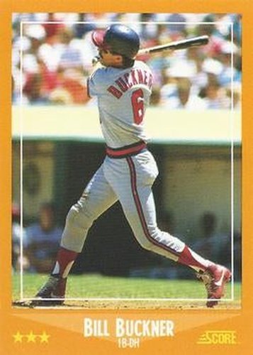 #591 Bill Buckner - California Angels - 1988 Score Baseball
