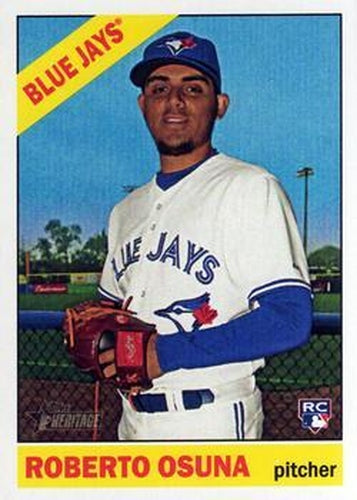 #591a Roberto Osuna - Toronto Blue Jays - 2015 Topps Heritage Baseball