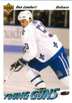 #592 Dan Lambert - Quebec Nordiques - 1991-92 Upper Deck Hockey
