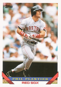 #592 Phil Plantier - Boston Red Sox - 1993 Topps Baseball