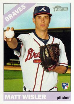#593 Matt Wisler - Atlanta Braves - 2015 Topps Heritage Baseball