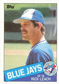 #593 Rick Leach - Toronto Blue Jays - 1985 Topps Baseball