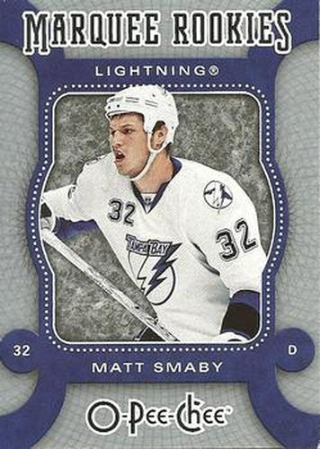 #594 Matt Smaby - Tampa Bay Lightning - 2007-08 O-Pee-Chee Hockey