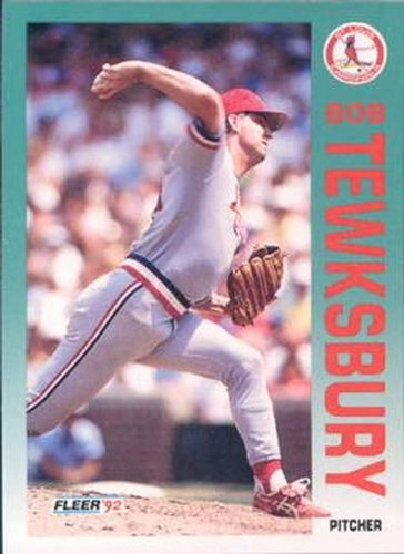 #594 Bob Tewksbury - St. Louis Cardinals - 1992 Fleer Baseball