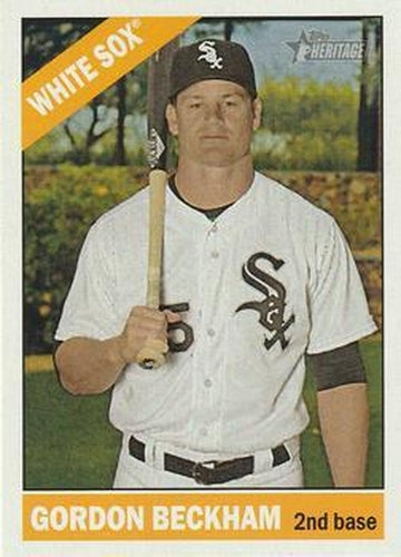 #594 Gordon Beckham - Chicago White Sox - 2015 Topps Heritage Baseball