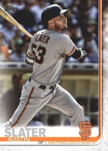 #594a Austin Slater - San Francisco Giants - 2019 Topps Baseball