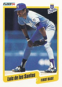 #105 Luis De Los Santos - Kansas City Royals - 1990 Fleer Canadian Baseball