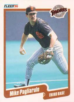 #163 Mike Pagliarulo - San Diego Padres - 1990 Fleer Canadian Baseball