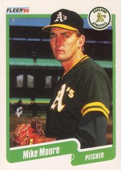 #16 Mike Moore - Oakland Athletics - 1990 Fleer Canadian Baseball