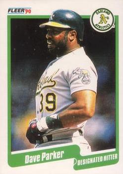 #18 Dave Parker - Oakland Athletics - 1990 Fleer Canadian Baseball