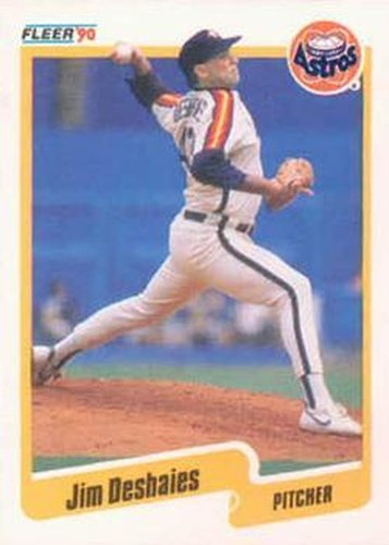 #229 Jim Deshaies - Houston Astros - 1990 Fleer Canadian Baseball