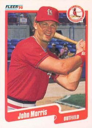 #254 John Morris - St. Louis Cardinals - 1990 Fleer Canadian Baseball