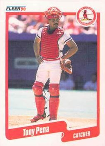 #256 Tony Pena - St. Louis Cardinals - 1990 Fleer Canadian Baseball