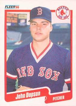 #272 John Dopson - Boston Red Sox - 1990 Fleer Canadian Baseball