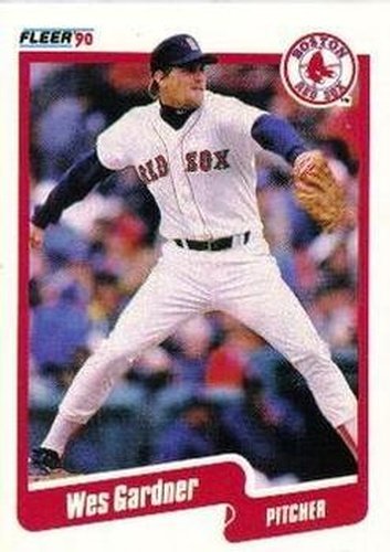 #275 Wes Gardner - Boston Red Sox - 1990 Fleer Canadian Baseball