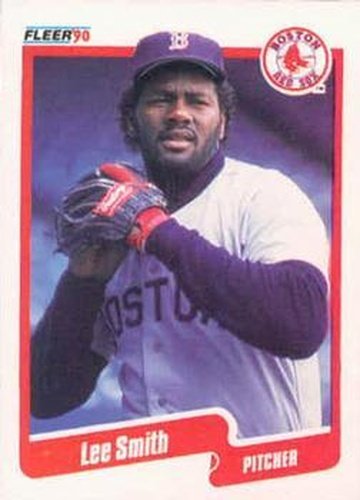 #287 Lee Smith - Boston Red Sox - 1990 Fleer Canadian Baseball