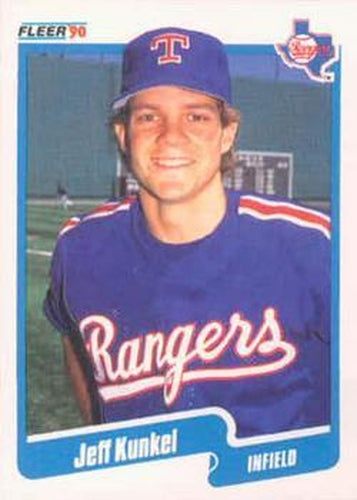 #304 Jeff Kunkel - Texas Rangers - 1990 Fleer Canadian Baseball