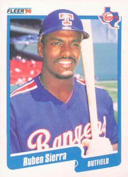 #314 Ruben Sierra - Texas Rangers - 1990 Fleer Canadian Baseball