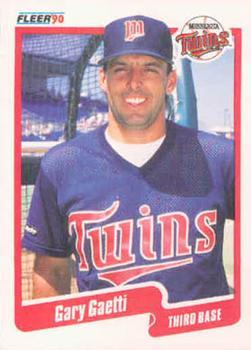 #373 Gary Gaetti - Minnesota Twins - 1990 Fleer Canadian Baseball