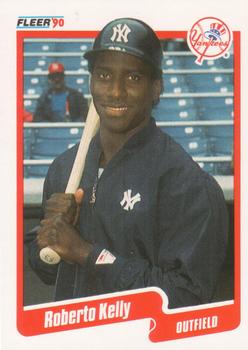#446 Roberto Kelly - New York Yankees - 1990 Fleer Canadian Baseball