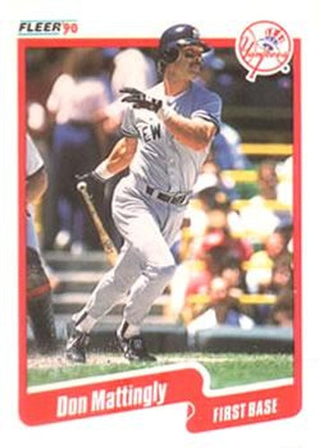 #447 Don Mattingly - New York Yankees - 1990 Fleer Canadian Baseball