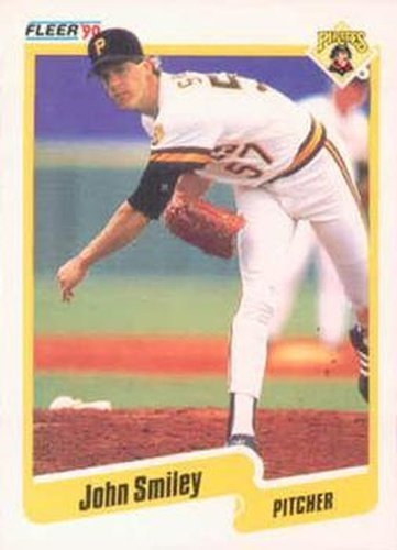 #480 John Smiley - Pittsburgh Pirates - 1990 Fleer Canadian Baseball