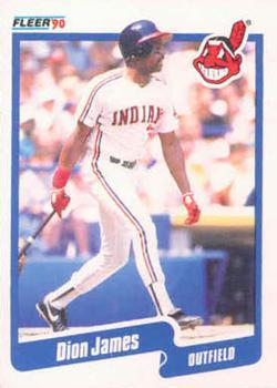 #494 Dion James - Cleveland Indians - 1990 Fleer Canadian Baseball