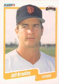 #52 Jeff Brantley - San Francisco Giants - 1990 Fleer Canadian Baseball