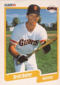 #53 Brett Butler - San Francisco Giants - 1990 Fleer Canadian Baseball